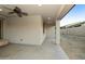 Covered patio with ceiling fan and backyard access at 333 N Calle Largo --, Mesa, AZ 85207