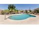 Community pool with a kidney shape and surrounding patio at 333 N Calle Largo --, Mesa, AZ 85207