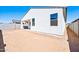 A large backyard features a blank canvas ready for landscaping and outdoor living spaces at 47771 W Mellen Ln, Maricopa, AZ 85139