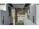 Overhead view of a private courtyard with seating and a grill at 6933 E 1St St # B, Scottsdale, AZ 85251