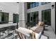 Private balcony with seating and views of courtyard at 6933 E 1St St # B, Scottsdale, AZ 85251