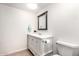 Clean bathroom with white vanity and mirror at 747 E Germann Rd # 67, San Tan Valley, AZ 85140