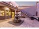 Elegant courtyard featuring a central fountain and comfortable seating at 8315 E Palm Ln, Mesa, AZ 85207