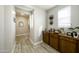 Light and airy entryway with wood-look floors at 13658 W Sandridge Dr, Sun City West, AZ 85375