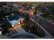 Aerial view showcases the home's location within a residential neighborhood at 15201 N 61St Ave, Glendale, AZ 85306