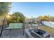 Relaxing backyard with a fire pit and seating area at 15201 N 61St Ave, Glendale, AZ 85306