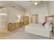 Bright bedroom with carpeted floors and wood furniture at 1918 E Saratoga St, Gilbert, AZ 85296