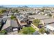 Two-story house with solar panels, backyard, and neighborhood view at 20219 N 33Rd Pl, Phoenix, AZ 85050