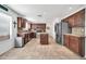 Spacious kitchen with island, stainless steel appliances, and granite countertops at 20219 N 33Rd Pl, Phoenix, AZ 85050