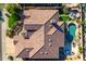 Luxury home with a large pool and spa, and a spacious backyard at 20546 N 83Rd Pl, Scottsdale, AZ 85255