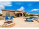 Luxury backyard oasis with pool, spa, and fire pit at 20546 N 83Rd Pl, Scottsdale, AZ 85255