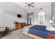 Bright and airy main bedroom with ensuite bathroom access at 20546 N 83Rd Pl, Scottsdale, AZ 85255