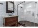 Elegant bathroom with granite vanity and glass shower at 2614 N 15Th St, Phoenix, AZ 85006