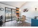 Bright dining area with table and chairs, near sliding doors at 2722 Leisure World --, Mesa, AZ 85206