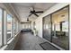 Sunroom with tiled floor and ceiling fan at 2722 Leisure World --, Mesa, AZ 85206