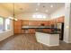 Spacious kitchen with ample cabinetry and granite countertops at 2740 S Honeysuckle Ln, Gilbert, AZ 85295