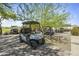 Golf cart parking and storage area at 28219 N Needle Rock Ct, Rio Verde, AZ 85263