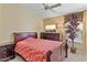 Bedroom with a double bed and plenty of dresser space at 2910 E Quiet Hollow Ln, Phoenix, AZ 85024