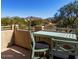 Patio furniture overlooking mountain views at 3055 N Red Mountain Rd # 149, Mesa, AZ 85207