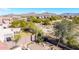 Aerial view of backyard, landscape, and mountain view at 3055 N Red Mountain Rd # 149, Mesa, AZ 85207