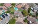 Aerial view of home and surrounding neighborhood at 3606 W Le Marche Ave, Phoenix, AZ 85053