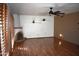 Living room with hardwood floors and fireplace at 431 W Knox Rd, Chandler, AZ 85225