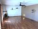 Living room with hardwood floors and fireplace at 431 W Knox Rd, Chandler, AZ 85225