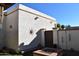 Private backyard patio with fire pit and decorative accents at 431 W Knox Rd, Chandler, AZ 85225