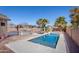 Stunning pool and spa with flagstone patio at 43102 W Venture Rd, Maricopa, AZ 85138