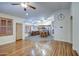 Kitchen features island with seating, stainless steel appliances, and wood cabinets at 4710 E Torrey Pines Ln, Chandler, AZ 85249