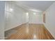 Hardwood floor living room with high ceilings and chandelier at 4710 E Torrey Pines Ln, Chandler, AZ 85249