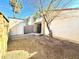 Private backyard with storage shed and wooden fence at 4730 W Rose Ln, Glendale, AZ 85301