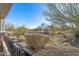 Landscaped backyard with gravel, desert plants, and a fence at 5100 E Rancho Paloma Pkwy # 1014, Cave Creek, AZ 85331