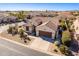 Aerial view of house, yard, and community at 5352 N Gila Trail Dr, Eloy, AZ 85131