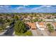 Aerial view of the house and surrounding neighborhood at 5402 E Paradise Ln, Scottsdale, AZ 85254