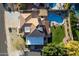 Aerial view showcasing house and kidney shaped pool at 5432 E Grandview Rd, Scottsdale, AZ 85254