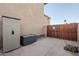 Backyard with storage shed and gated side entrance at 5432 E Grandview Rd, Scottsdale, AZ 85254