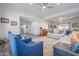 Bright living room with hardwood floors and comfy seating at 5432 E Grandview Rd, Scottsdale, AZ 85254