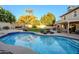 Inviting kidney-shaped pool surrounded by a patio at 5432 E Grandview Rd, Scottsdale, AZ 85254