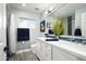 Modern bathroom with double sinks and a stylish vanity at 6102 E Nisbet Rd, Scottsdale, AZ 85254