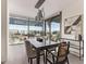 Elegant dining room with large windows and city views at 7180 E Kierland Blvd # 516, Scottsdale, AZ 85254