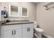 Modern bathroom with double vanity and updated fixtures at 8431 E Stella Ln, Scottsdale, AZ 85250