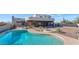 Inviting pool with spacious backyard and mountain views at 9570 E Via Montoya Dr, Scottsdale, AZ 85255