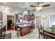 Open kitchen with a large island, granite countertops and stainless steel appliances at 9621 N 94Th Dr, Peoria, AZ 85345