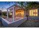Covered patio with pergola, lighting, ceiling fan, and paver stones at 15583 W Big Sky Dr, Surprise, AZ 85374
