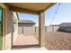 Covered patio and gravel backyard at 19959 W Rancho Dr, Litchfield Park, AZ 85340