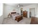 Comfortable bedroom with ceiling fan and ample closet space at 20487 W Minnezona Ave, Buckeye, AZ 85396