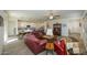 Open living room, view of kitchen and dining area at 20487 W Minnezona Ave, Buckeye, AZ 85396