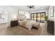 Serene bedroom with sliding glass doors leading to the backyard at 39015 N 6Th Dr, Phoenix, AZ 85086
