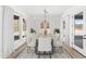Elegant dining room with large windows offering scenic views at 39015 N 6Th Dr, Phoenix, AZ 85086